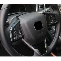 hot sale for honda crv cr v 2017 2018 car styling body stick cover steering wheel kit strip trim lamp frame panel part hood 1pcs