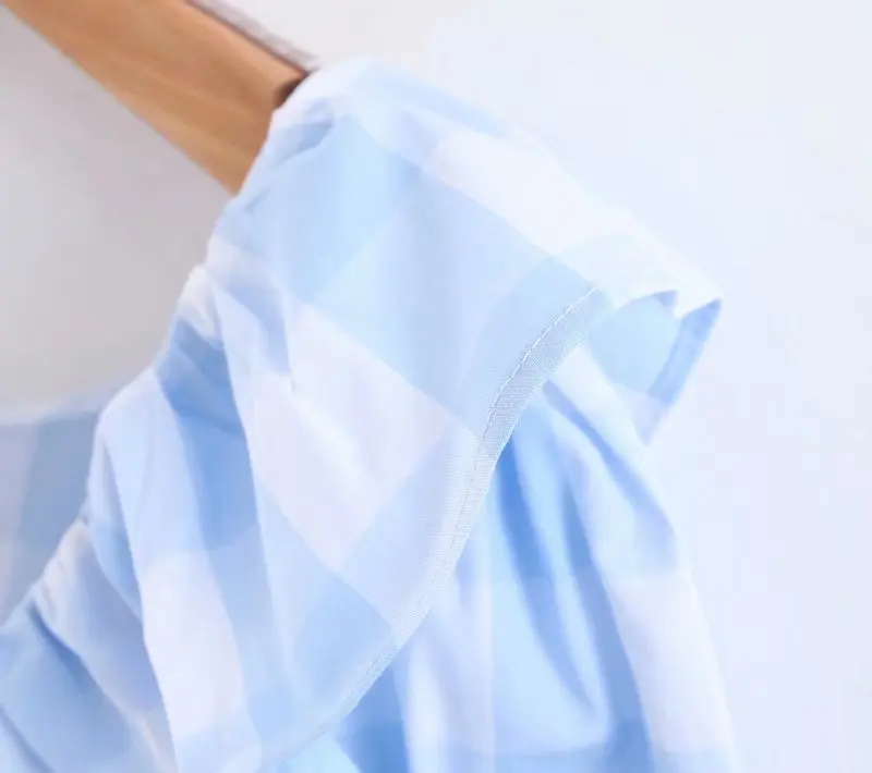 Женская блузка с оборками Bazaleas винтажный укороченный топ квадратным воротником