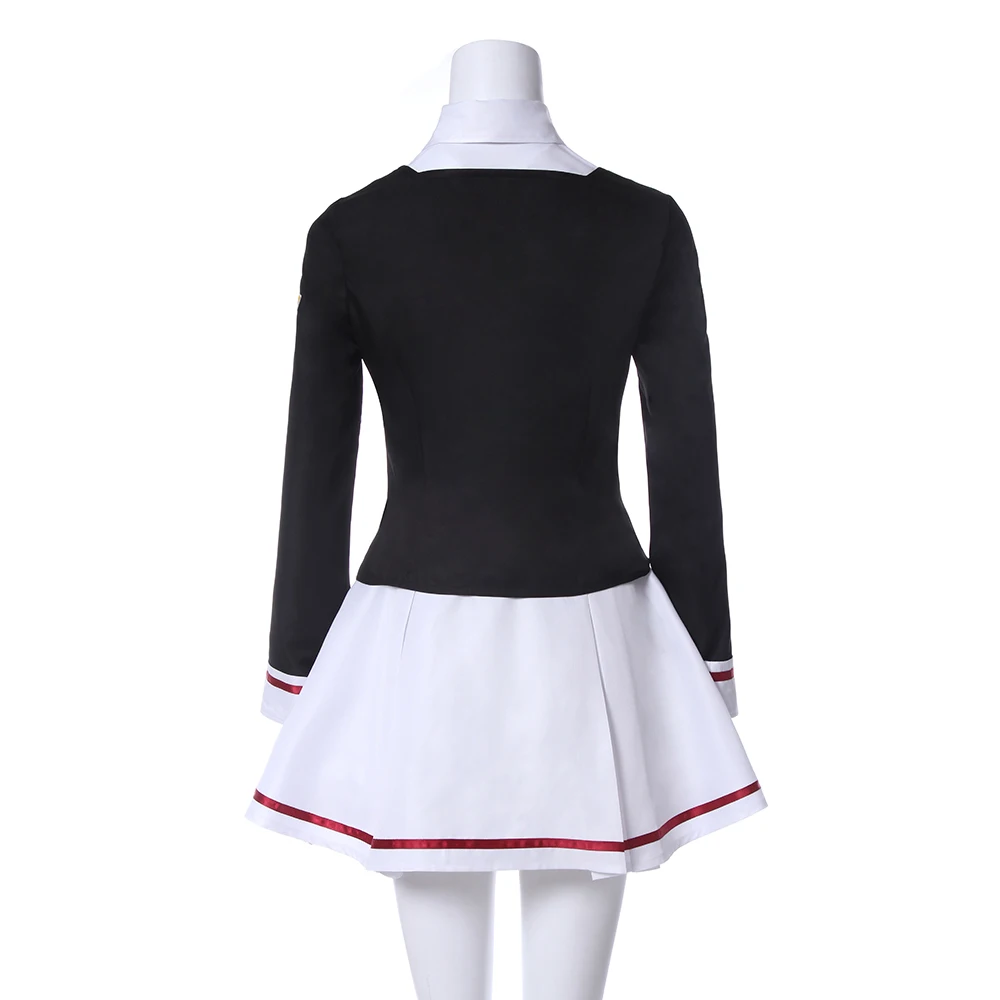 ROLECOS Cardcaptor Sakura Clearcard Косплей Костюм Kinomoto Tomoyo Daidoji Школьная форма Косплей|school uniform