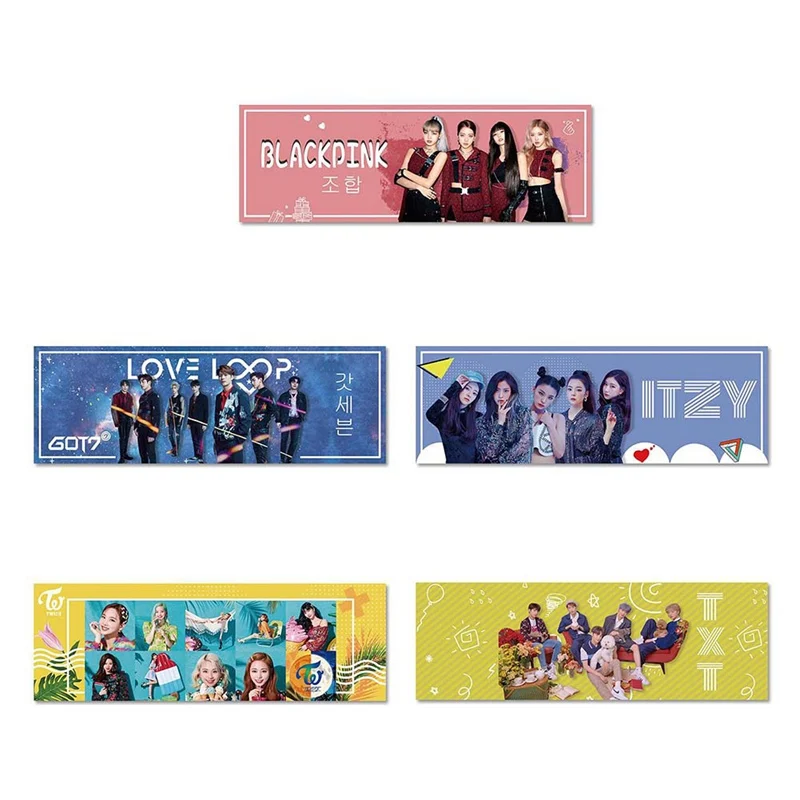 1 шт. Kpop дважды ITZY BLACKPINK TXT Got7 концертная поддержка ручной баннер ткань повесить плакат для поклонников коллекция подарок