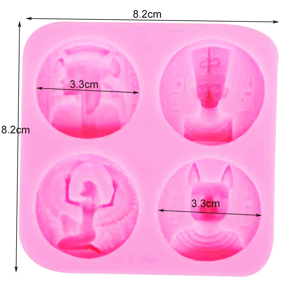 M660 египетская мифологическая эпоксидная УФ смола украшения силиконовая помадка