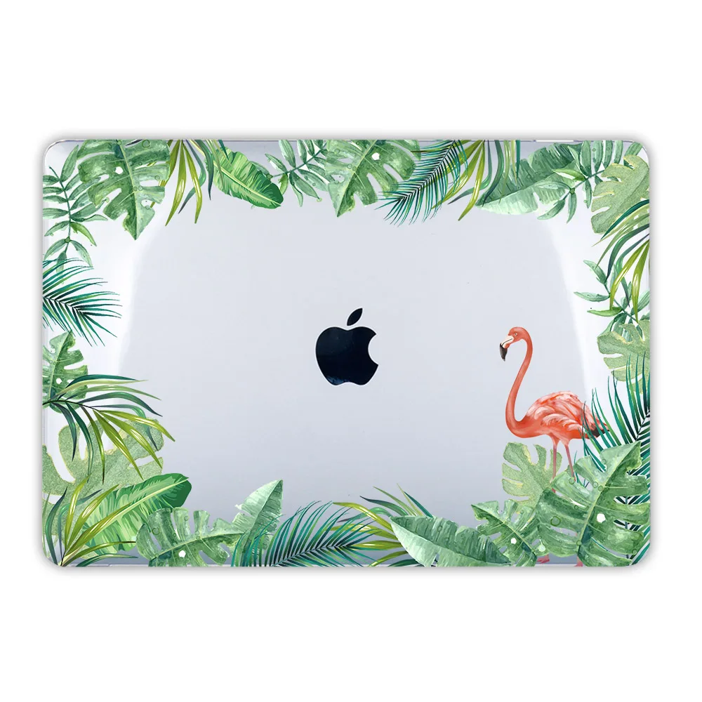 Ноутбук чехол для ноутбука Macbook 12 A1534 Macbook Pro 1" A1706 A1708 Air 13" A1466 A1369 A1932 retina 13 A1502 Фламинго Печатный жесткий чехол