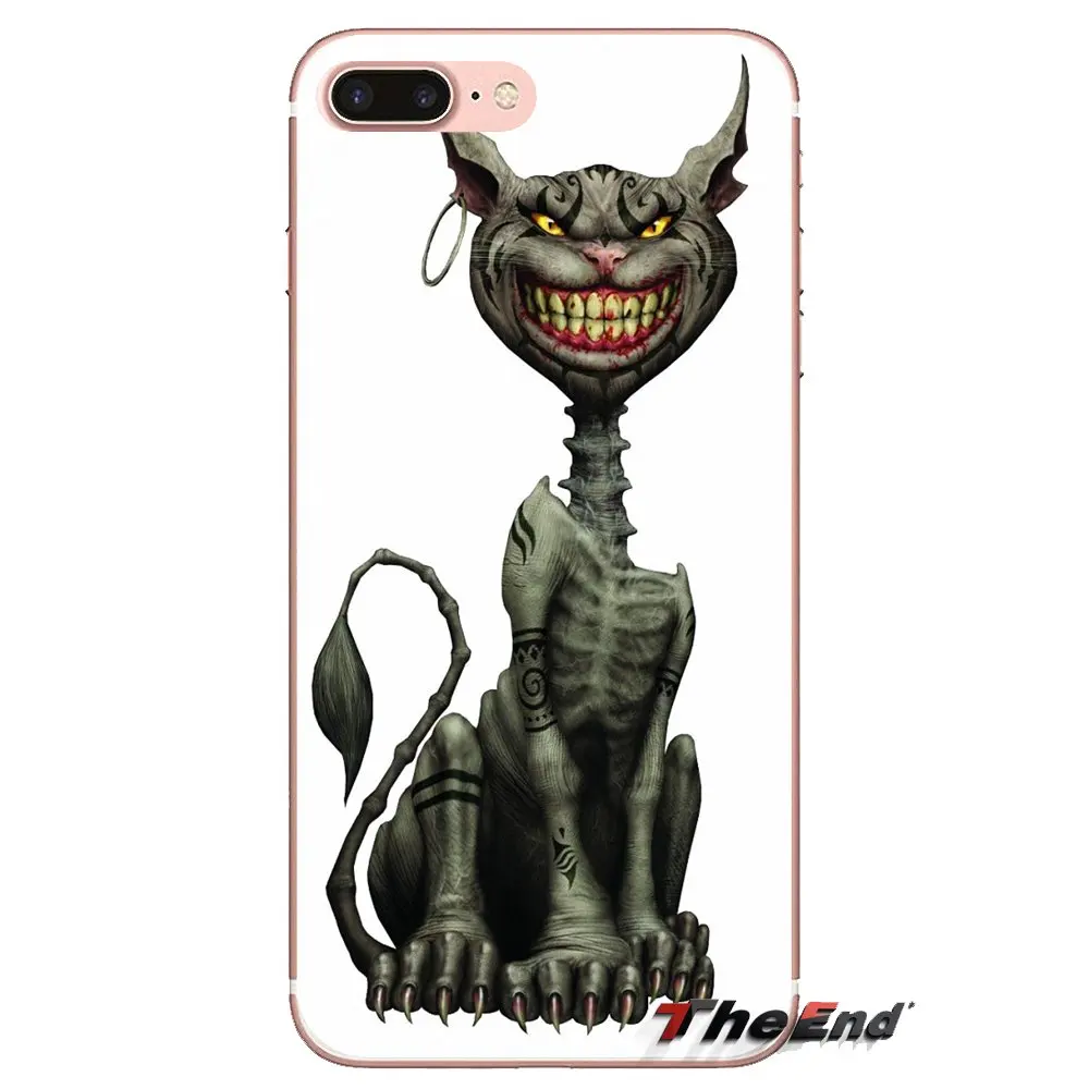 For Xiaomi Redmi 4A S2 Note 3 3S 4 4X 5 Plus 6 7 6A Pro Pocophone F1 Alice in Wonderland Space Cheshire Cat Soft TPU Phone Cover |