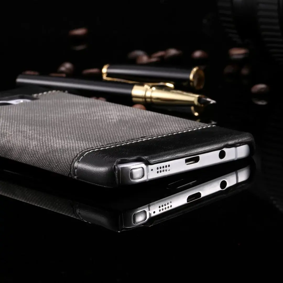 Жесткий чехол, кожаный ковбойский джинсовый стиль для Iphone 5, 5S, se, 6, 6 S, samsung Galaxy S6, S7 Edge, S8 Plus, Note 3, 4, A3, A5, A7, Ретро стиль, новинка
