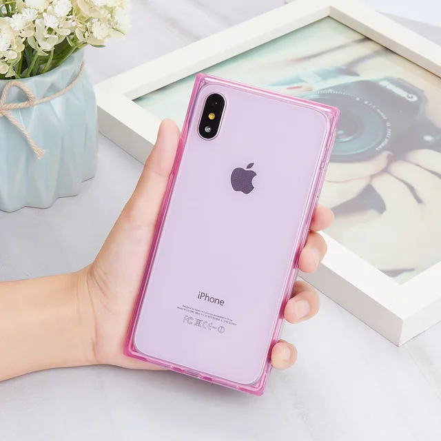 Квадратный прозрачный чехол с 4 подушками безопасности для телефона iPhone 11promax X XR