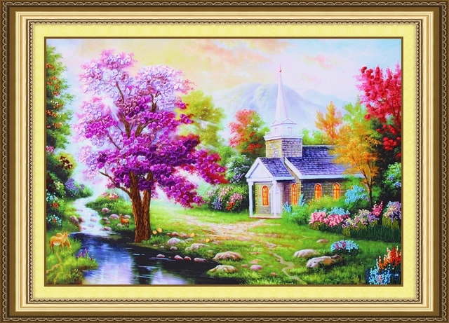 Набор для вышивки сделай сам из 3D ленты наборы крестиком простая ручная работа