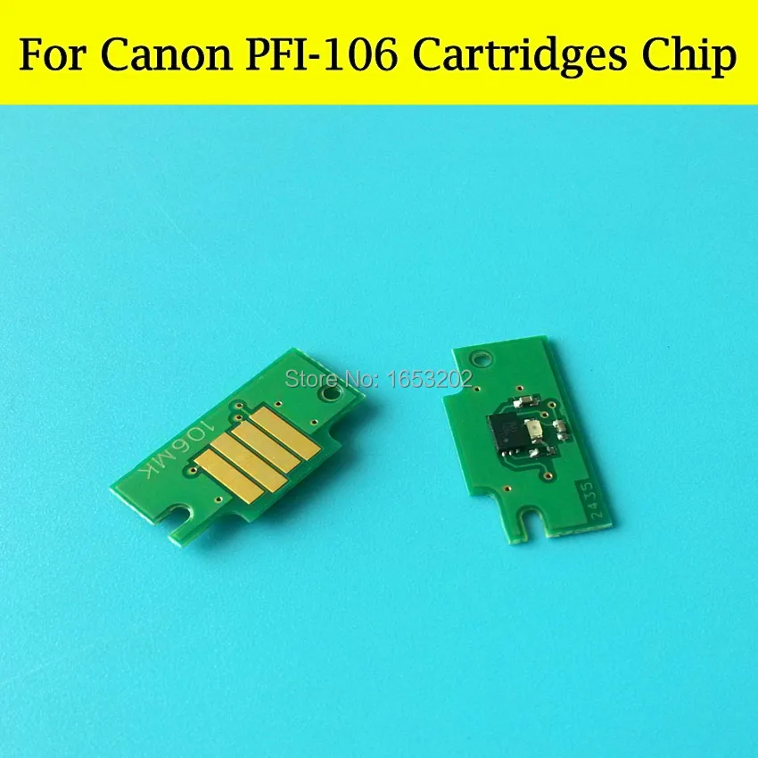 Для Canon PFI-106 PFI-8106 несмывающиеся чернила чип для картриджей для Canon iPF6400SE iPF6410SE принтер чип для картриджей BMKJ