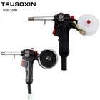 Сварочный аппарат MIG, катушка, пистолет с нажимным питателем, алюминиевая медная или нержавеющая сталь, 24 В постоянного тока, моторный провод, Сварочная горелкапистолет 0,6-1,2 мм