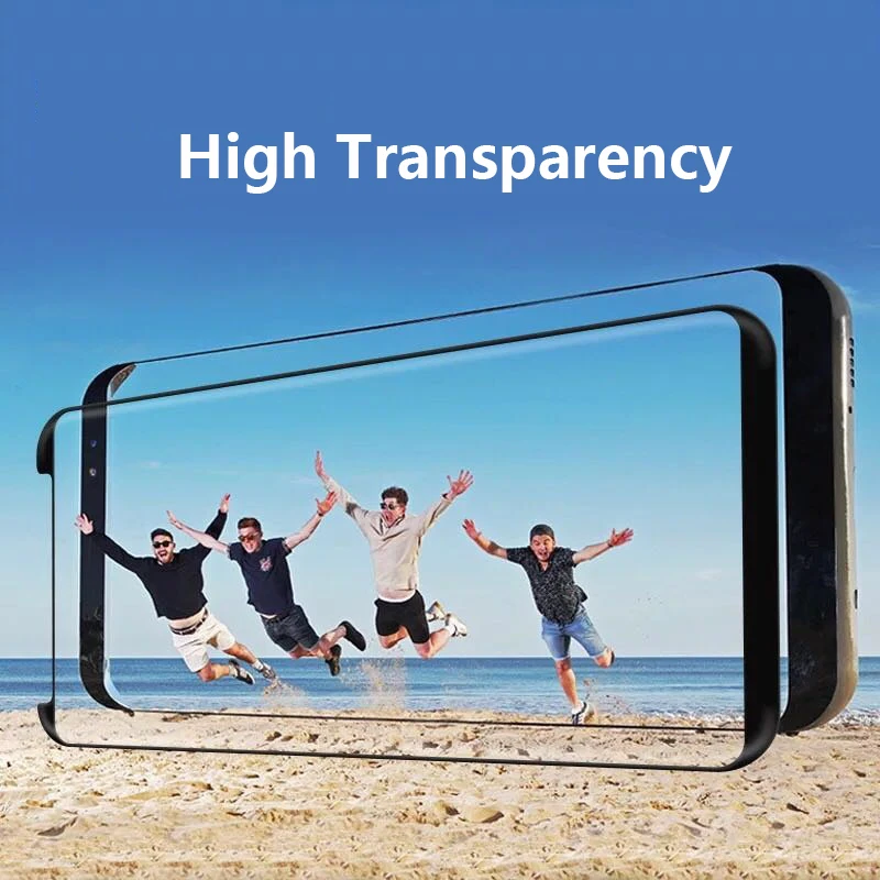 For Samsung Galaxy S8 Tempered Glass Screen Protector Case Friendly 3D Curved Full Cover for Protective Film | Мобильные телефоны и