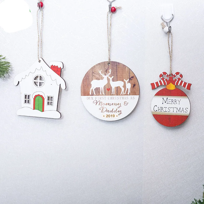 2 шт. деревянные подвесные украшения в виде оленя|Кулоны и подвески| |