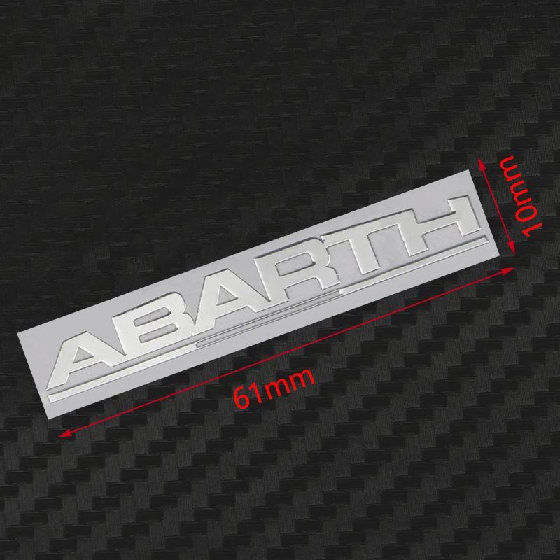 Автомобильный стиль, 2 шт., металлические эмблемы Abarth, Алюминиевые наклейки на окна для Fiat Viaggio Abarth Punto, 124, 125, 500, телефонные наклейки для ноутбука