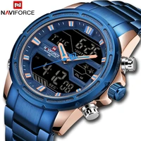 top luxury brand naviforce men watches military waterproof led digital sport mens clock male wrist watch relogio masculino