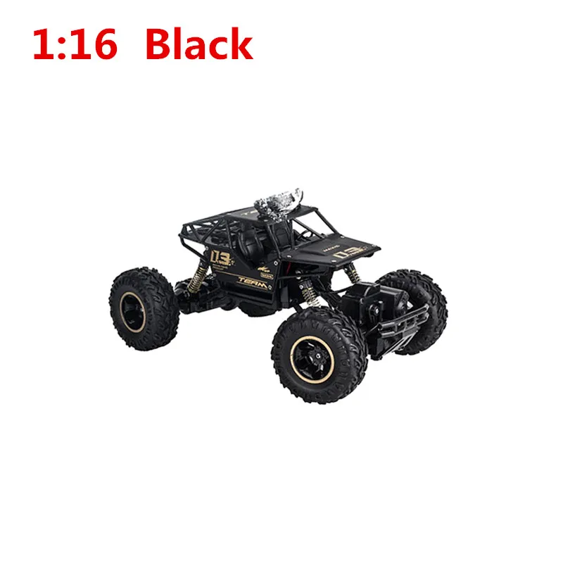 type 1 black 4WD Электрический Радиоуправляемый автомобиль рок-гусеничный Радиоуправляемый игрушечный автомобиль радиоуправляемый светодиодный 4x4 привод Радиоуправляемый автомобиль игрушки для мальчиков Детский сюрприз, подарок - Цвет: type 1 black