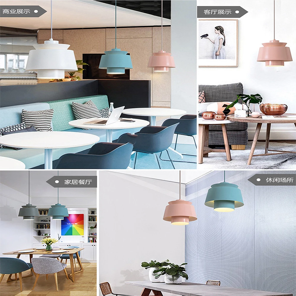 Nordic E27 Led Pendant Light Umbrella Suspend Lamp Dining Room Indoor Lighting Fixtures | Лампы и освещение