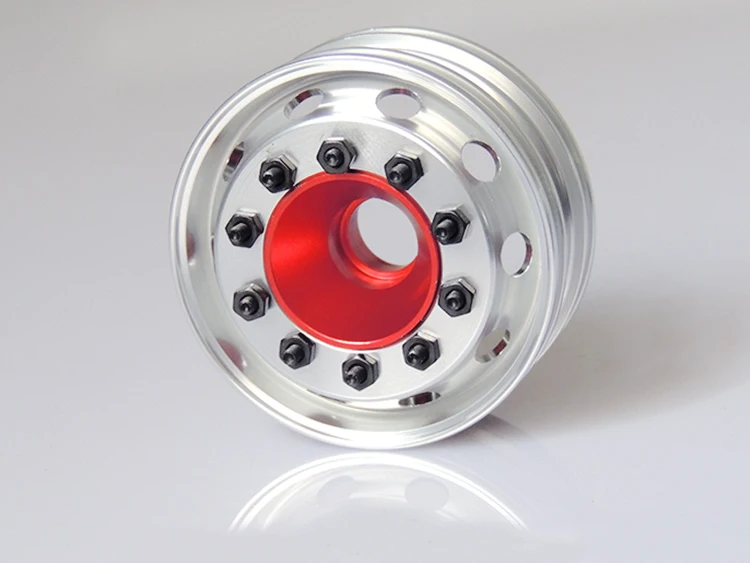 1/14 Масштаб RC трактор/прицеп грузовик передние узкие колеса диски ступицы для Tamiya