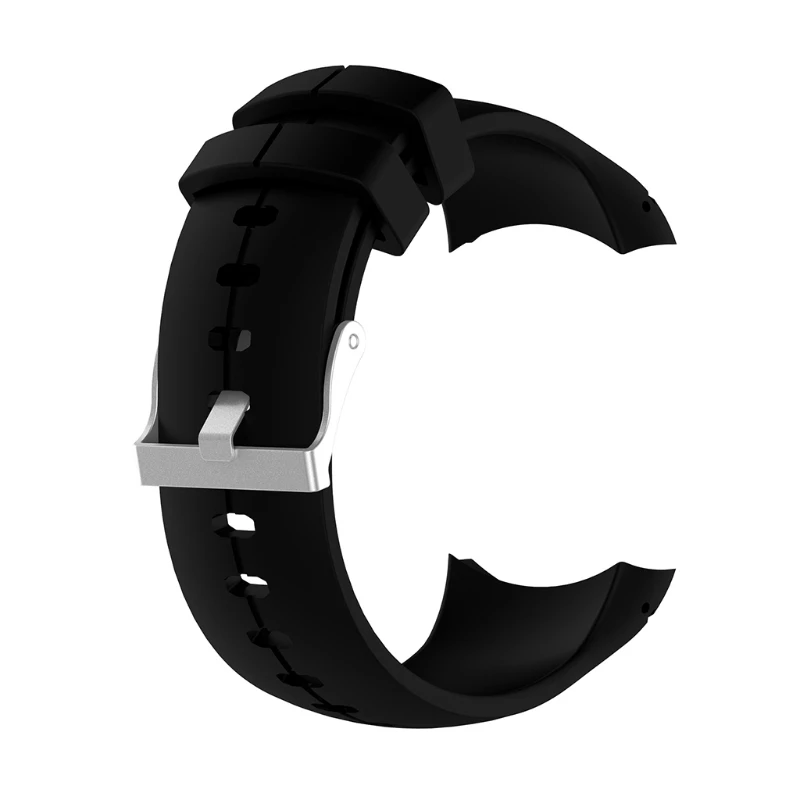 Силиконовый сменный ремешок на запястье для спортивных смарт часов Suunto Spartan