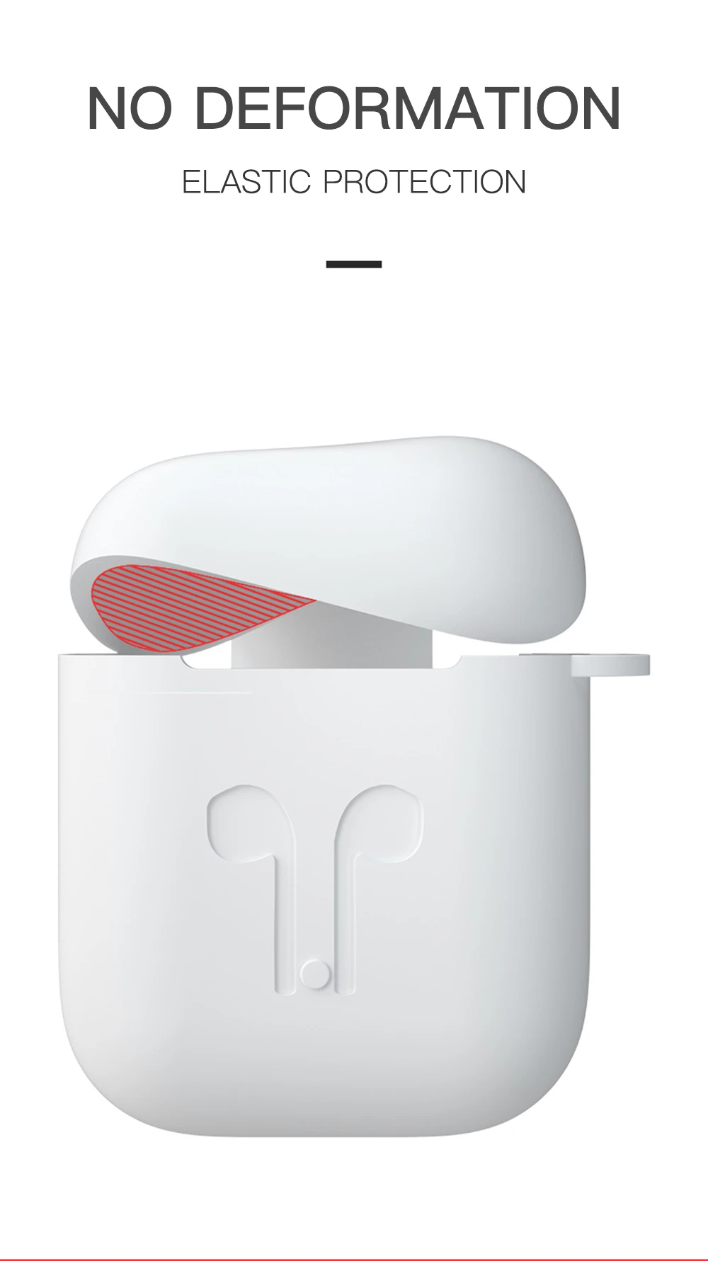 5 шт./компл. Силиконовые чехлы с цепочкой для ключей крюк для Apple Airpods защитный чехол ремень держатель Air стручок селфи-Палка с Bluetooth гарнитура аксессуары