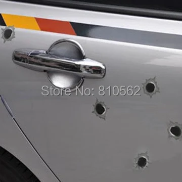 Наклейка для украшения автомобиля автоматическая имитация отверстий пуль