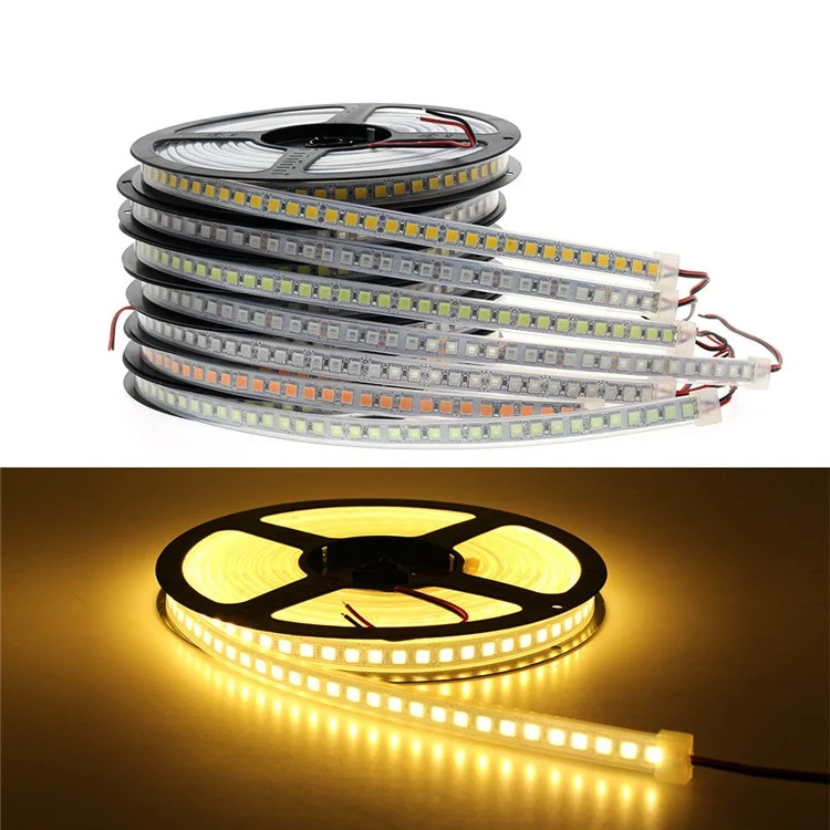 12 V 5 M 5054 120 светодиодный s/m Светодиодные ленты RGB Водонепроницаемый IP67 IP68 световая лента Светодиодные ленты под кабинетное освещение жестко освещение в бассейне