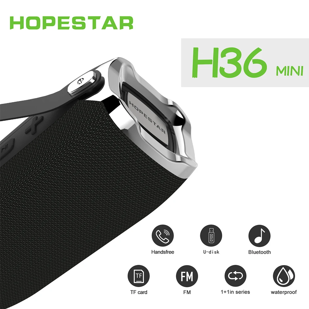Hopestar H36 Bluetooth динамик Портативный беспроводной открытый водонепроницаемый