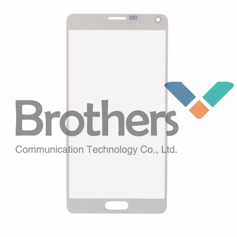 Оптовая Продажа Черный Белый Передний экран Внешний стеклянный объектив для Samsung