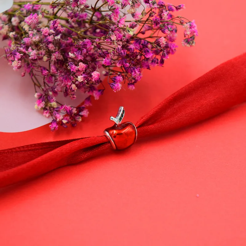 Горячее серебро Европейский CZ Шарм Бусины Подходят Пандора стиль браслет кулон