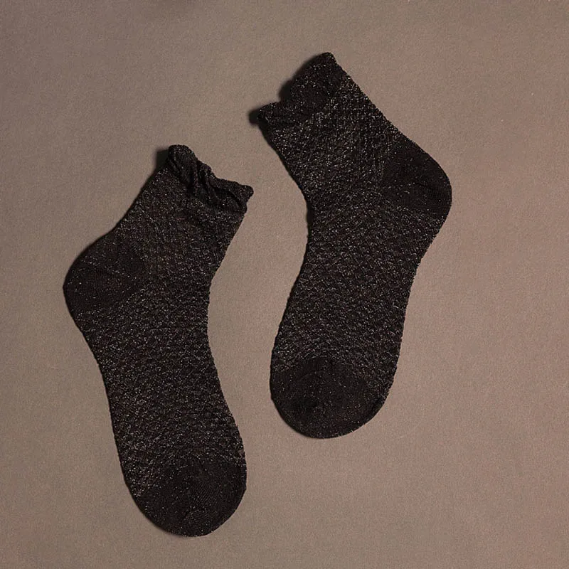 Новинка японские носки WPLOIKJD с вырезами женские яркий шелк хлопок креативные