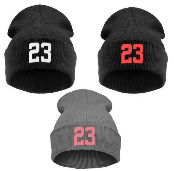 Женские зимние шапки с цифровой печатью 23 вязаная баскетбольная зимняя мужская