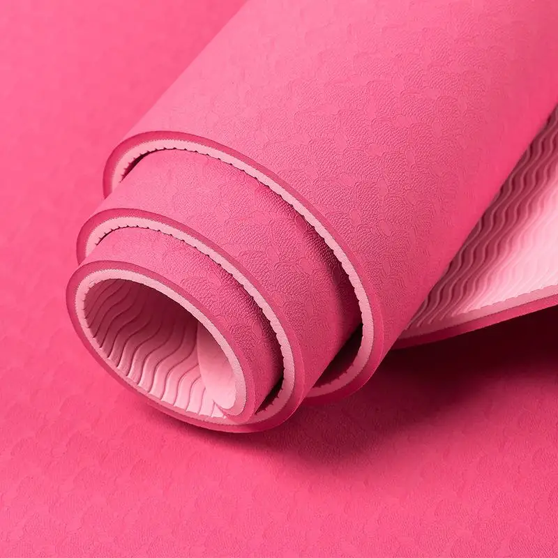 TPE коврик для занятия йогой фитнесом Противоскользящий безвкусный мягкий