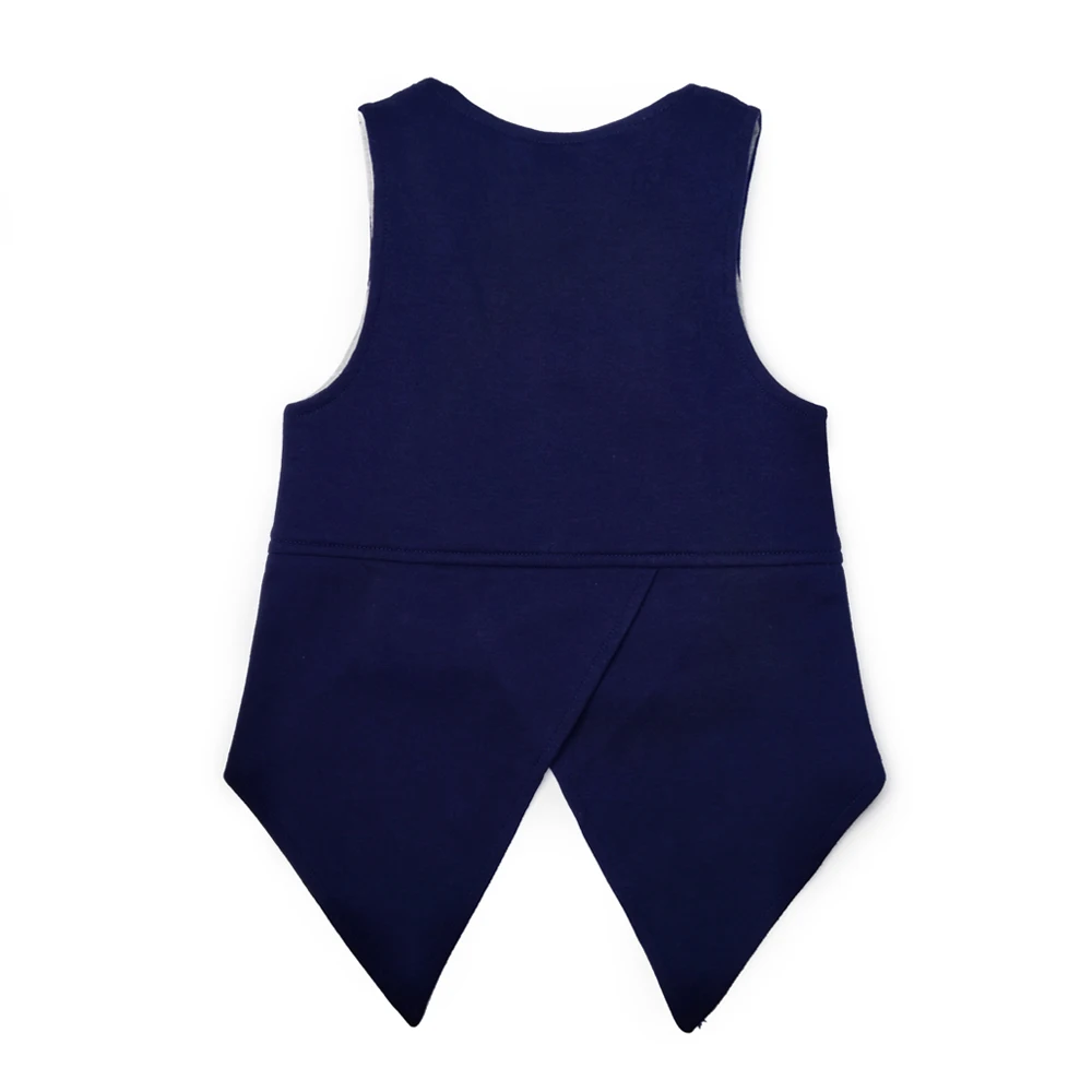 Детский костюм-смокинг хлопковый жилет для мальчиков 2020 Модный свадебный