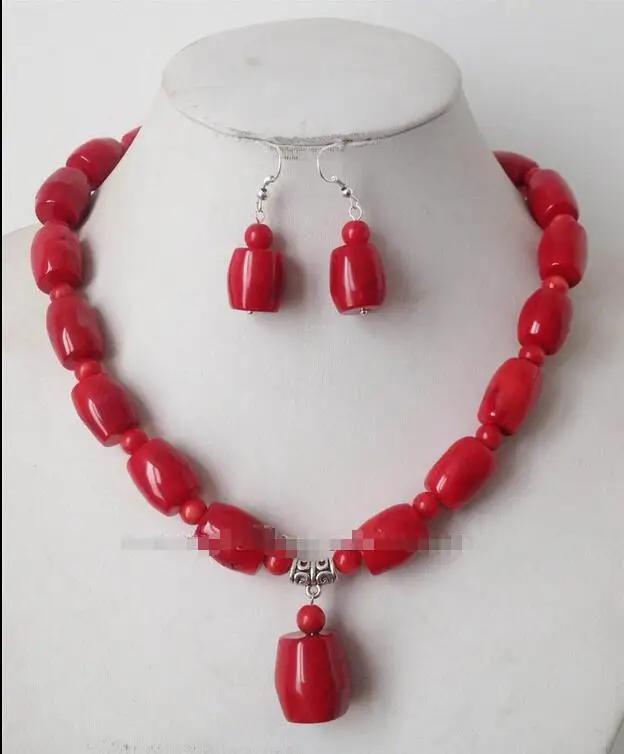 Горячая Распродажа новый стиль очаровательный! Ожерелье и серьги в форме колонны