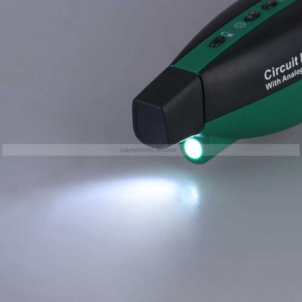 

MASTECH MS5902 Automatic Circuit Breaker Finder Fuse Socket Tester European USA 220V/110V Specification with Flashlight