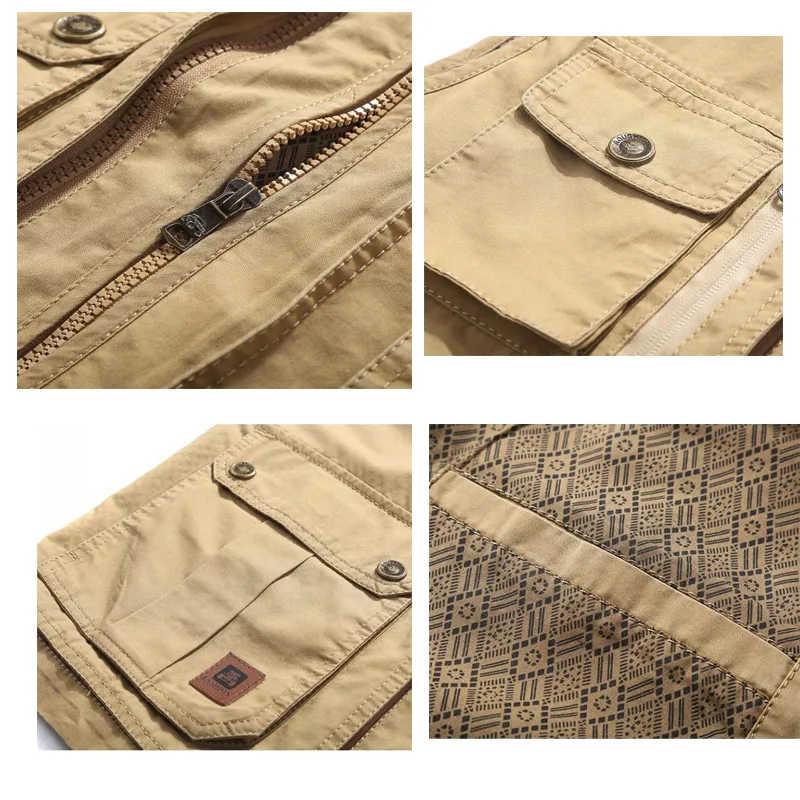 Мужской Хлопковый жилет ROHOPO из чистого хлопка без рукавов с v образным вырезом и