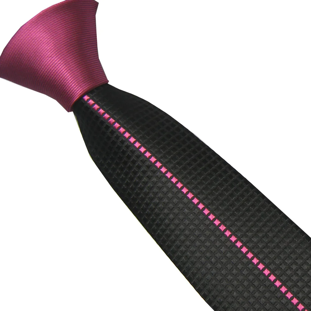 Мужские галстуки для костюма LAMMULIN розовый красный галстук контрастный черный с