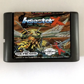 Высококачественный 16-битный игровой картридж Sega MD для системы Megadrive Genesis --- Insector x |