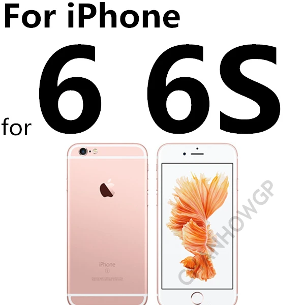 Защитная пленка из закаленного стекла для iPhone 11 Pro X XS Max XR 8 7 6 6S Plus SE 4S 5 5S 5C 10 - Цвет: For iPhone 6 6S