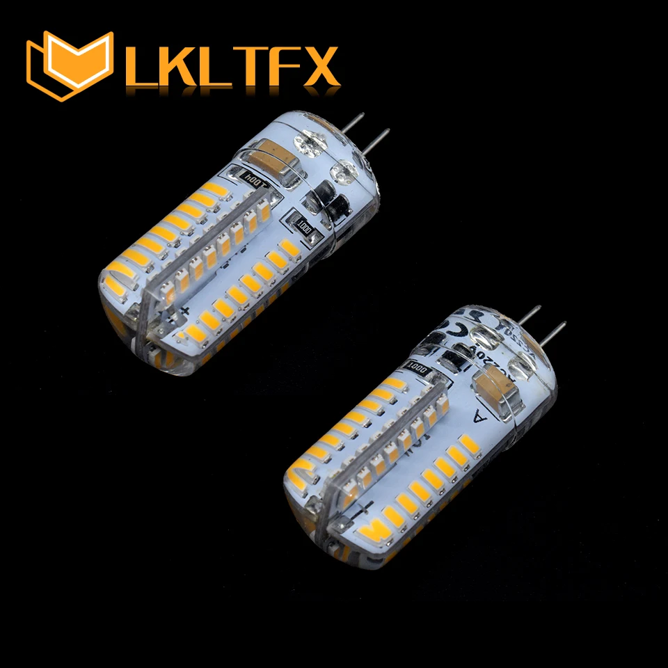 Светодиодная лампа LKLTFX SMD 3014 G4 10 шт. точечный светильник кукуруза 220 В переменного