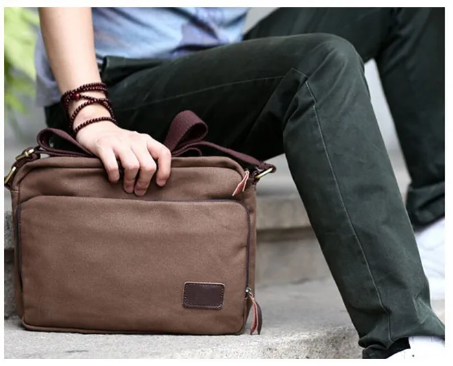 hot Quality Multifunction Men Canvas Bag Casual Travel Bolsa Masculina Crossbody bag men Shoulder Bag Men Messenger Bags