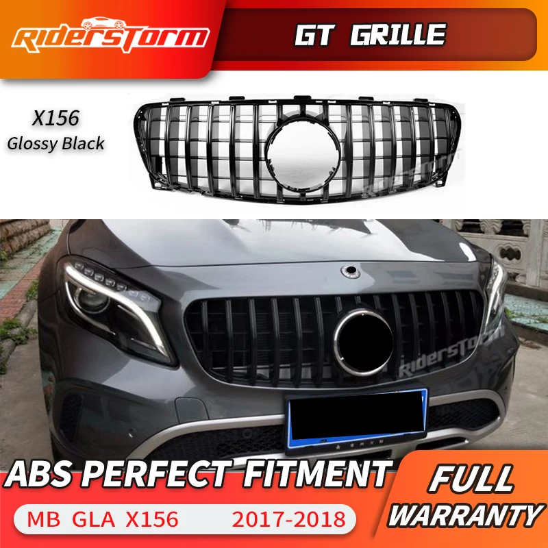 Решетка для автомобиля W156 GT передняя решетка Mercedes benz GLA180 GLA250 2017 2018|Гоночные