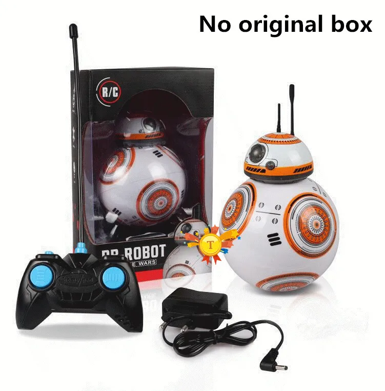 No original box Звездный герой BB8 войны пульт дистанционного управления робот мяч игрушка BB-8 дроид RC BB 8 BB-9E последний джедай дистанционный контроль детские развивающие игрушки - Цвет: No original box