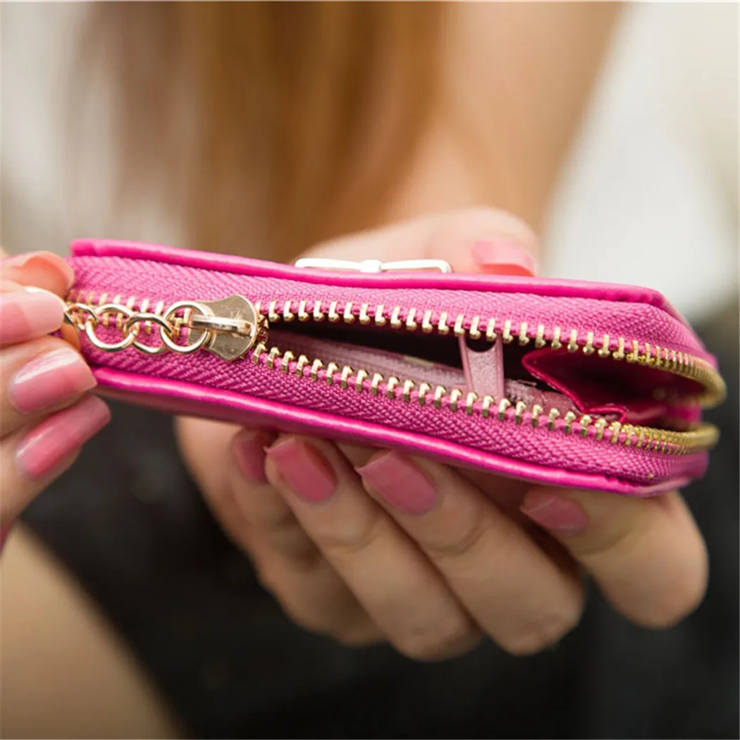 2018 высококачественный брендовый женский кошелек с бантом маленький из