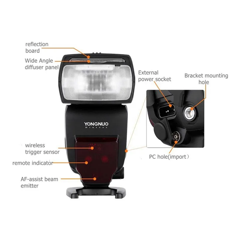 Беспроводная вспышка YONGNUO YN685C Flash Speedlight 2 4G HSS TTL Speedlite + стандартный триггер для