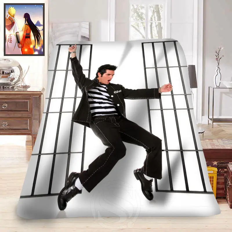 Мягкое одеяло F315 Elvis Presley из повседневной жизни индивидуальное украшение для дома