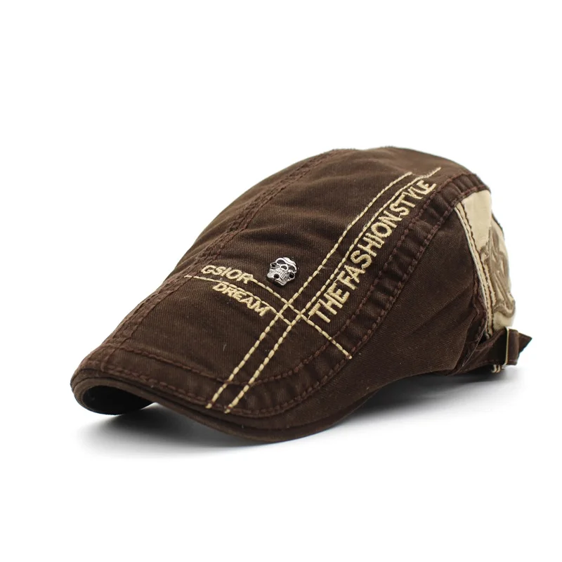 Minhui Fashion Берет шляпы из хлопка для мужчин и женщин козырьки Sunhat Gorras Planas плоские