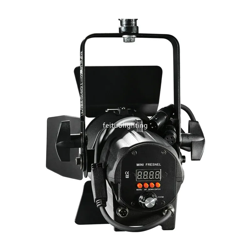 Фото 4/лот литье под давлением алюминий 60 Вт мини WW или CW LED fresnel прожекторы DMX 512 dimmable studio 4/лот литье под давлением алюминий 60 Вт мини WW или CW LED fresnel прожекторы DMX 512 dimmable studio