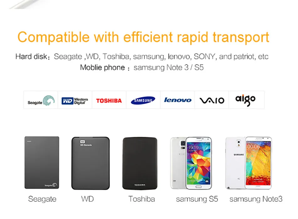 QGEEM Micro USB 3,0 кабель типа А к Micro B кабель для внешнего жесткого диска HDD samsung S5 Note3 USB HDD кабель для передачи данных