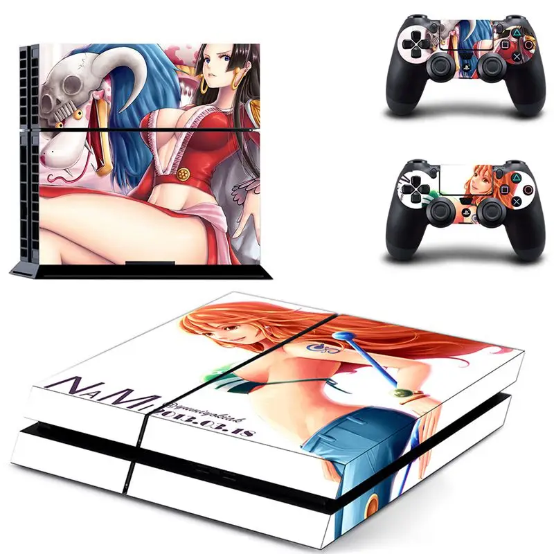 HOMEREALLY наклейка s аниме одна деталь виниловая Обложка Наклейка PS4 Кожа Наклейка для sony Play Station 4 консоль и контроллер кожи PS4 - Цвет: PS4 console skin