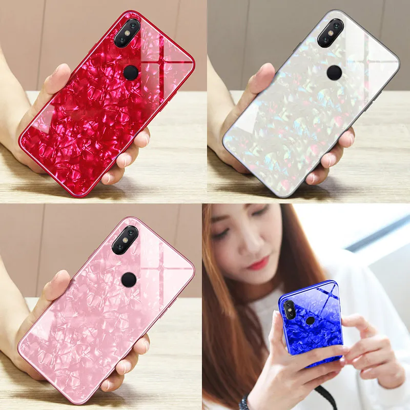 BFOLLOW Мрамор чехол для Xiaomi mi A1 A2/8 8 SE/mi x 2 s/красный S2 5 Примечание закаленное Стекло