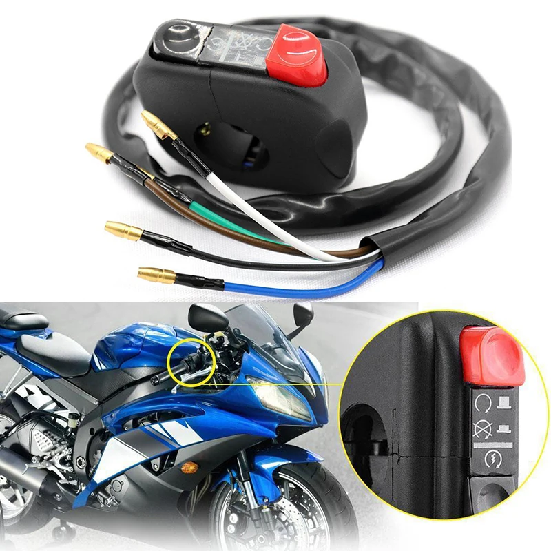 7/8 дюймовые мотоциклетные переключатель руля на включения/выключения мотоциклов