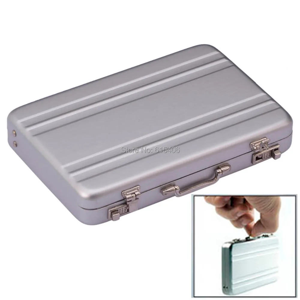 Aluminum Business Card Holder Credit Coin Case Mini Suitcase | Багаж и сумки